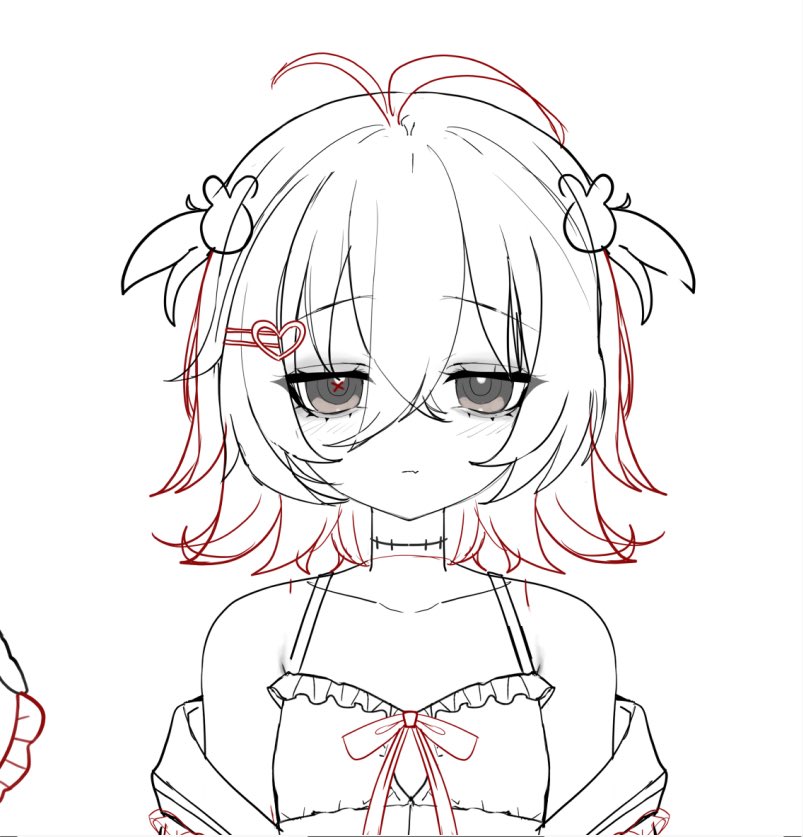 short hair wip, do you like me? 👉👈

art; @/bearkryart_