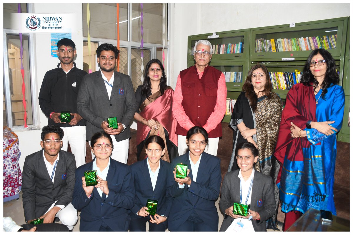 nirwanuniv's tweet image. Glimpses of &quot; National Library Week 2025- Award Ceremony &quot;

#NationalLibraryWeek2025 #NirwanUniversityJaipur #GyanDharaCentralLibrary #LibraryWeekCelebration #EmpoweringThroughKnowledge #ReadLearnGrow #LearnWithNUJ
#NUJEvents #Poster #Making #Competition #awardceremony