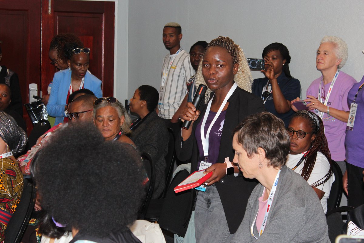 WOSSOGL's tweet image. Gender Links proudly partnered for a  side event at the G20 Social Summit in partnership with W20 and IDRC. The session highlighted the urgent need to centre care, equality and justice within global policy conversations. #G20SocialSummit #W20 #EndGBV #CareEconomy