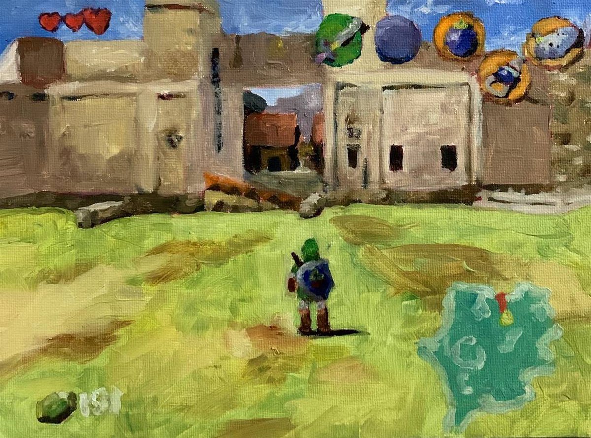 AUTOMATONJapan's tweet image. 【ニュース】“ゲーミング油絵”が流行の兆し。『マインクラフト』から『ゼルダの伝説』まで、キャンバスに宿る当時の記憶
automaton-media.com/articles/newsj…