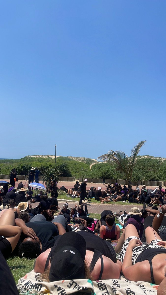 Protect our women and children, protect our land. 💜🇿🇦