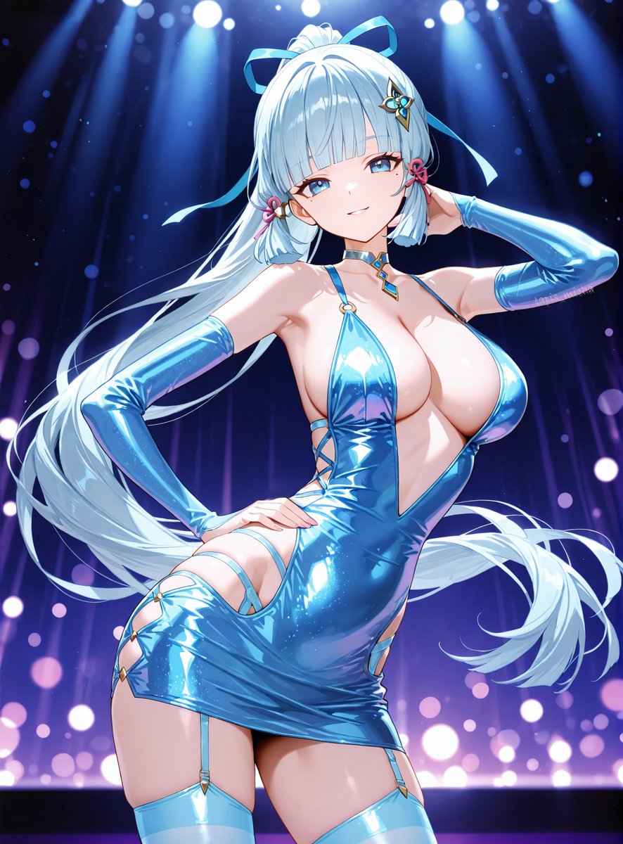 lapis_micha's tweet image. 今夜はどれくらい遊べるかな？✨
#神里綾香 sfw illustration