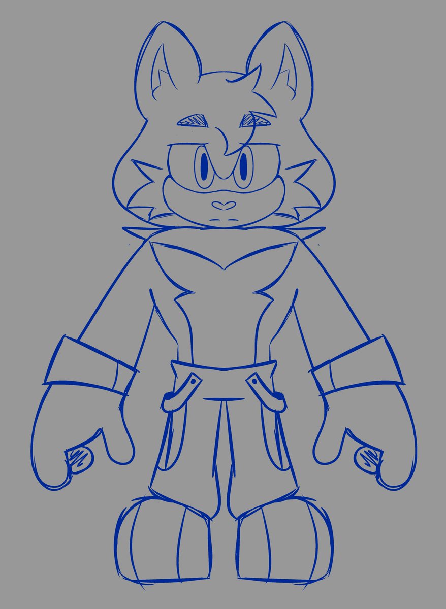 BeepBoopTheBot's tweet image. not colored yet but heres a better look at these two