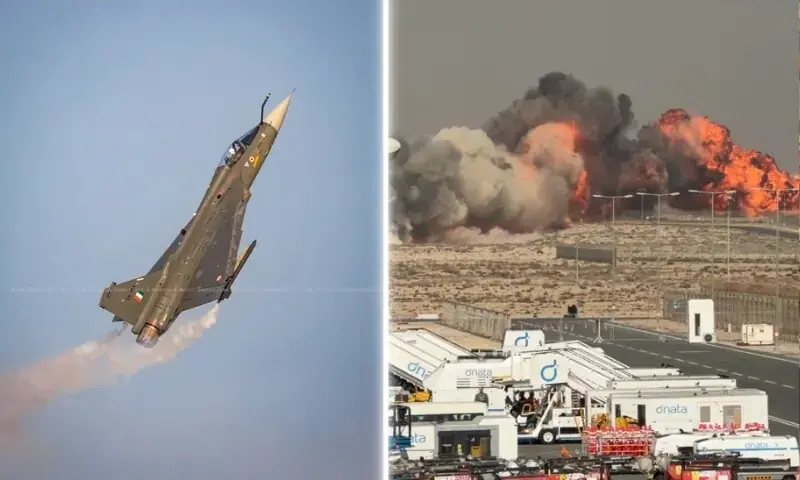 visegrad24's tweet photo. BREAKING:

The pilot of the Tejas fighter jet that crashed at an air show in Dubai has died, the Indian Air Force reports.

"An IAF Tejas aircraft met with an accident during an aerial display at the Dubai Air Show today. The pilot sustained fatal injuries in the accident. IAF deeply regrets the loss of life and stands firmly with the bereaved family in this time of grief," said the Indian Air Force.