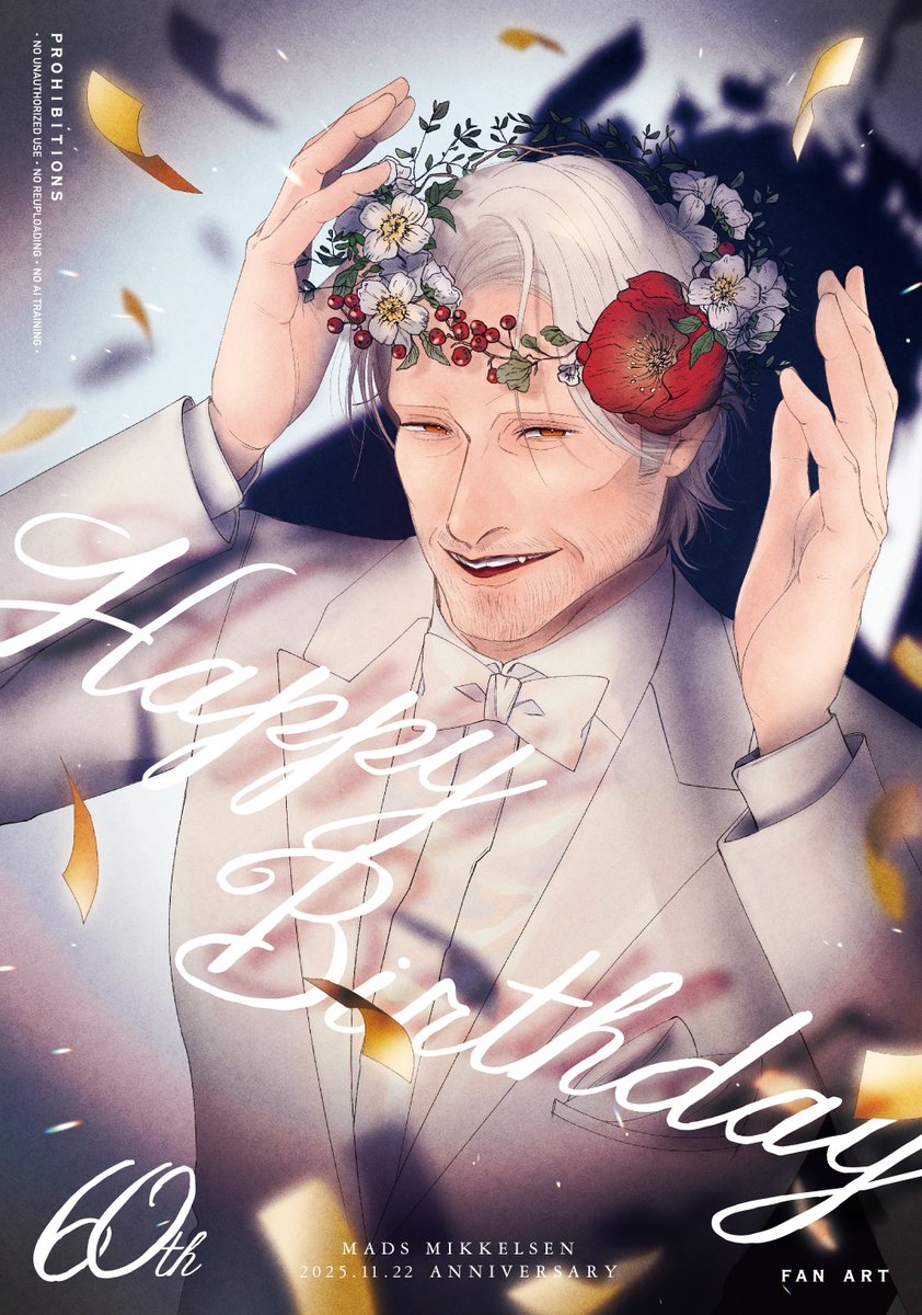 👑💐🇩🇰❤️ 𝑴𝒂𝒅𝒔 𝑴𝒊𝒌𝒌𝒆𝒍𝒔𝒆𝒏 ❤️🇩🇰💐👑
✨🎉🎂 𝑯𝒂𝒑𝒑𝒚 𝑩𝒊𝒓𝒕𝒉𝒅𝒂𝒚 🎂🎉✨

𝟔𝟎𝒕𝒉 𝑨𝒏𝒏𝒊𝒗𝒆𝒓𝒔𝒂𝒓𝒚
𝟸𝟶𝟸𝟻.𝟷𝟷.𝟸𝟸

#fanart #MadsMikkelsen