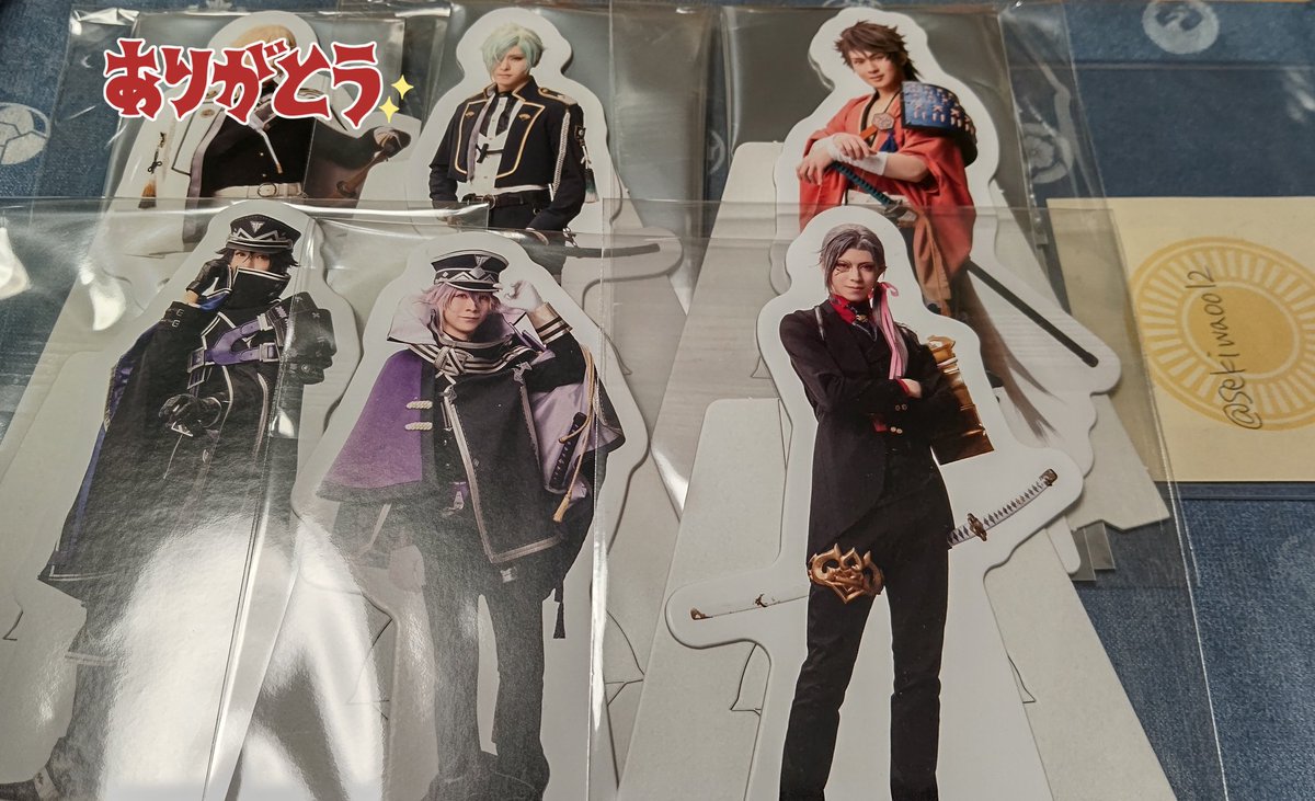 sekiwa0012's tweet image. 交換 ミュージカル刀剣乱舞 刀ミュ ドームシティ 紙製スタンド
譲)膝丸 陸奥守 水心子 清麿 大般若
求)後家 三日月
11/24TDC手渡し、郵送可