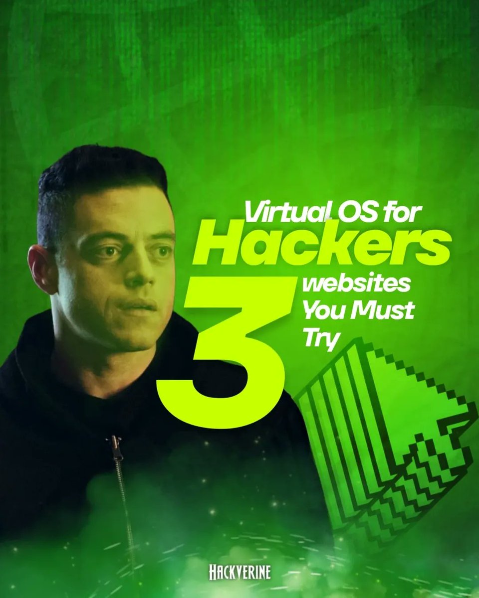 Mrhackerloi's tweet image. -3 websites you must try Spin up online VMs, practice real exploits, arnd learn ina safe lab: TryHackMe, Hack The Box, VulnHub. No excuses - virtual 0S, real skills. Follow Ghackverine for walkthroughs, labs, and pro tips. Tags:- #hacker #hacking #hackers #cybersecurity #hack