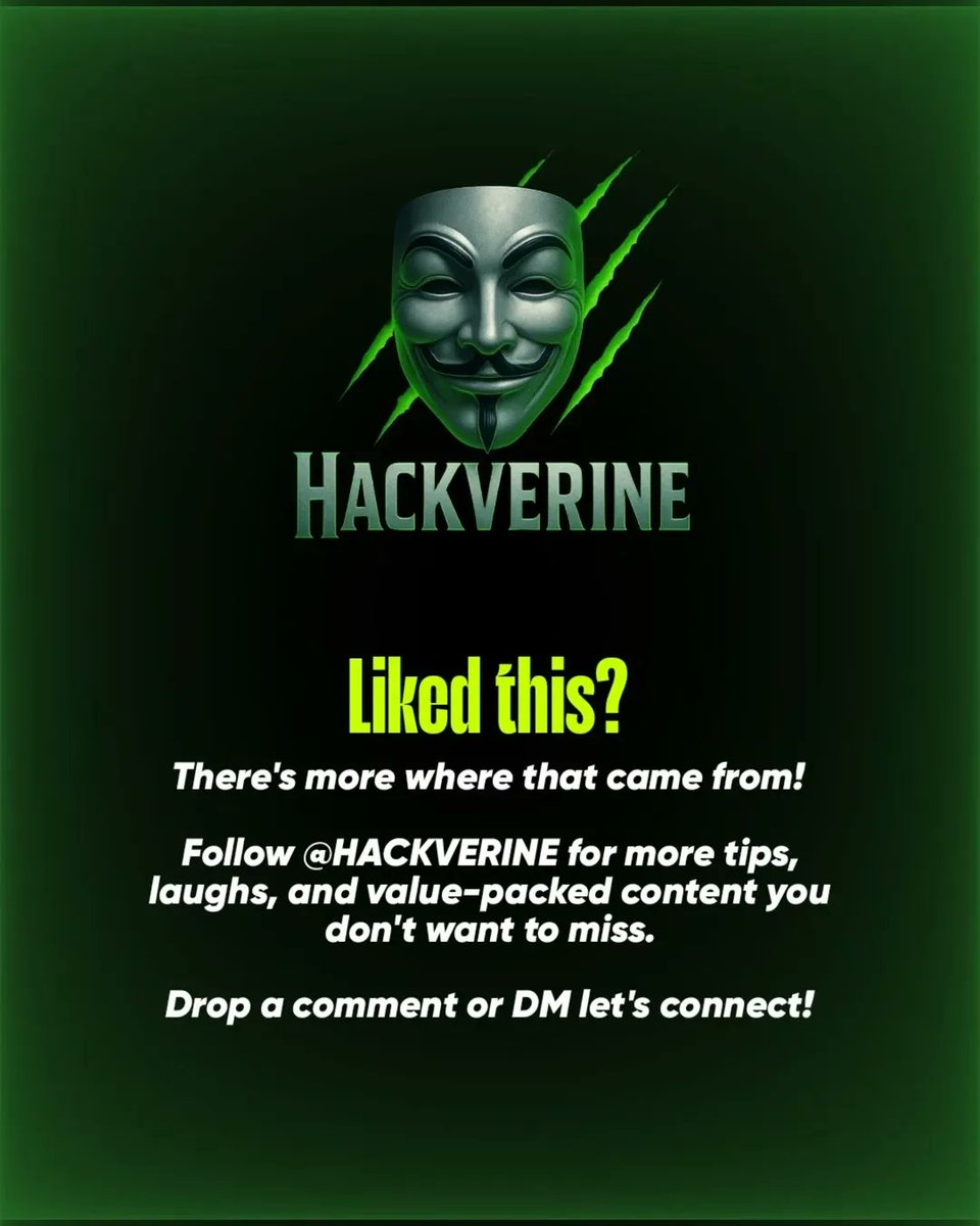 Mrhackerloi's tweet image. -3 websites you must try Spin up online VMs, practice real exploits, arnd learn ina safe lab: TryHackMe, Hack The Box, VulnHub. No excuses - virtual 0S, real skills. Follow Ghackverine for walkthroughs, labs, and pro tips. Tags:- #hacker #hacking #hackers #cybersecurity #hack