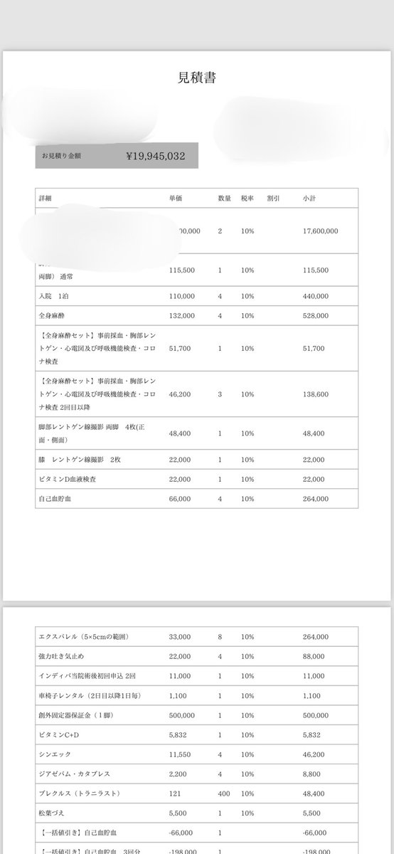 骨延長手術の正式な見積りきた！
両脚+10cmで1,994万。。

やはりアルメリア共和国へ行くしかないのか…