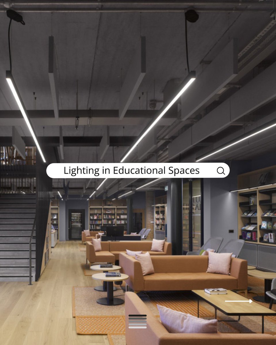 Atrium_ltd's tweet image. #Lighting in educational spaces is moving beyond mere function to actively promote health, resilience, and wellbeing through the Salutogenic approach. By tailoring ambient, task, and accent lighting, we craft cohesive educational spaces that support #health and #wellbeing.