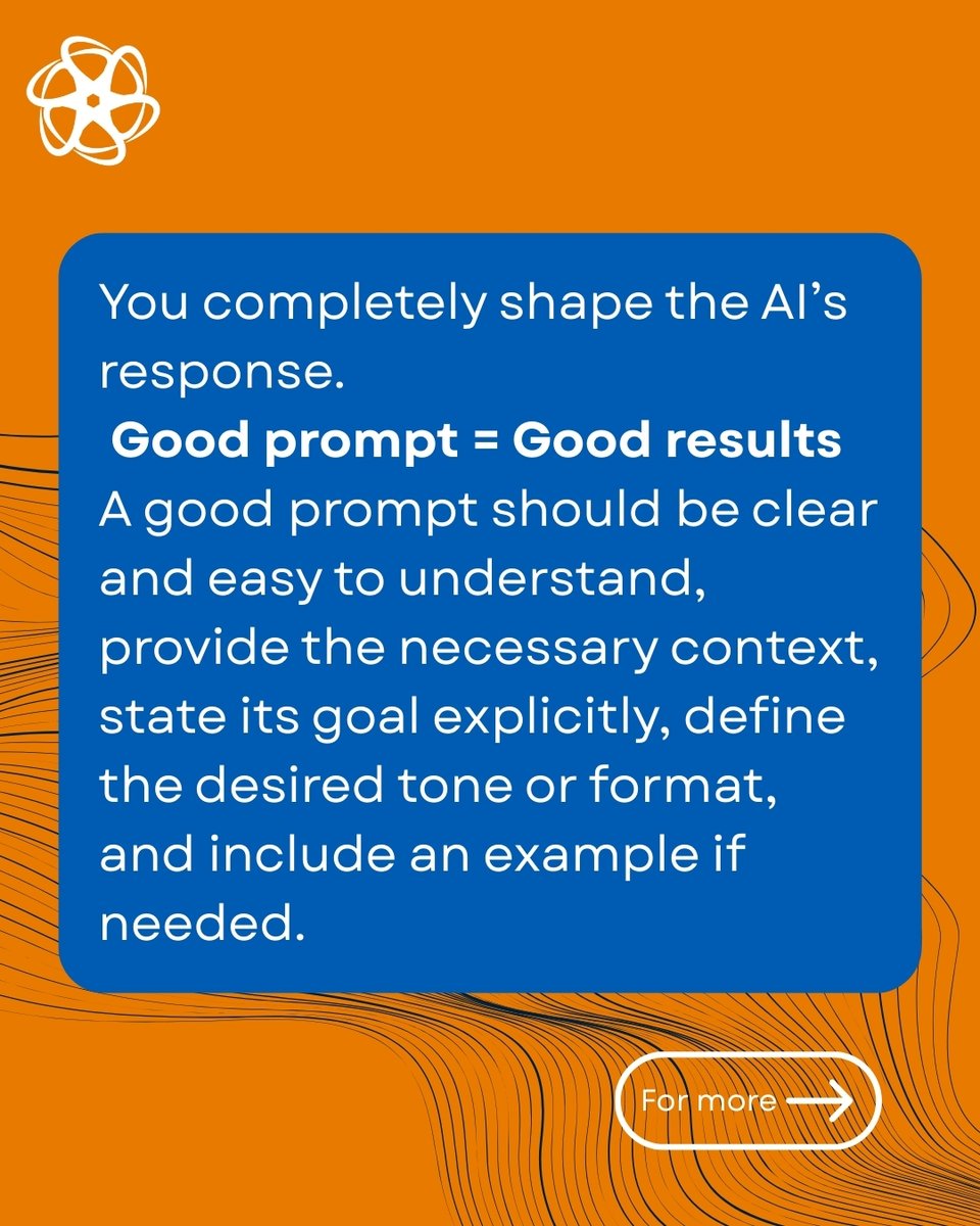 algofacttech's tweet image. Mastering prompts is essential for communicating effectively with AI. As technology advances, those who can guide AI will shape future innovation. Build this skill today to stay ahead in the era of digital intelligence.

#ALGOFACT #AI #PromptEngineering #AIPrompt #FutureOfAI