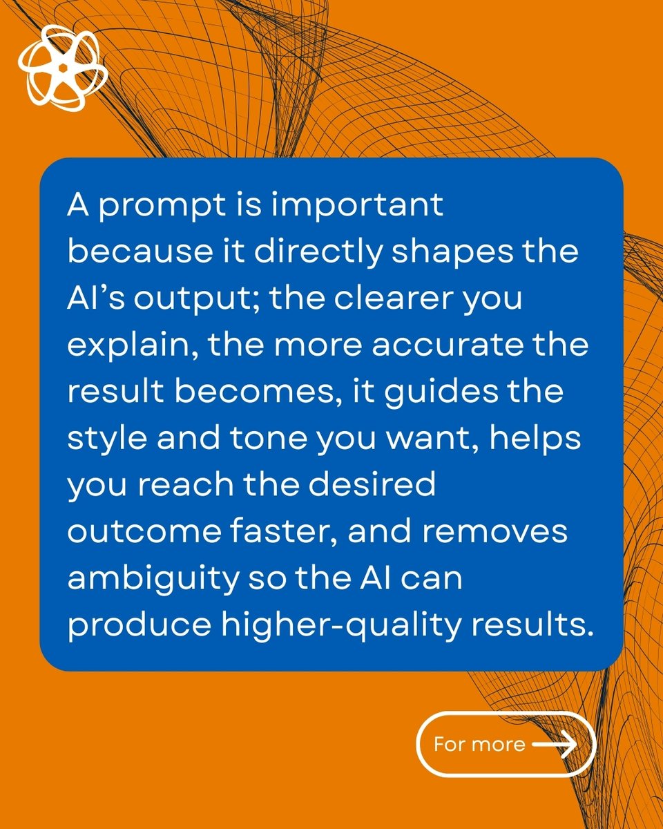 algofacttech's tweet image. Mastering prompts is essential for communicating effectively with AI. As technology advances, those who can guide AI will shape future innovation. Build this skill today to stay ahead in the era of digital intelligence.

#ALGOFACT #AI #PromptEngineering #AIPrompt #FutureOfAI