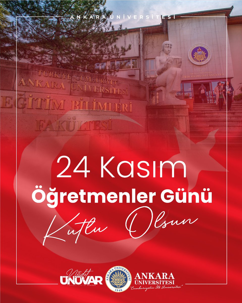 24 Kasım Öğretmenler Günü Kutlu Olsun.