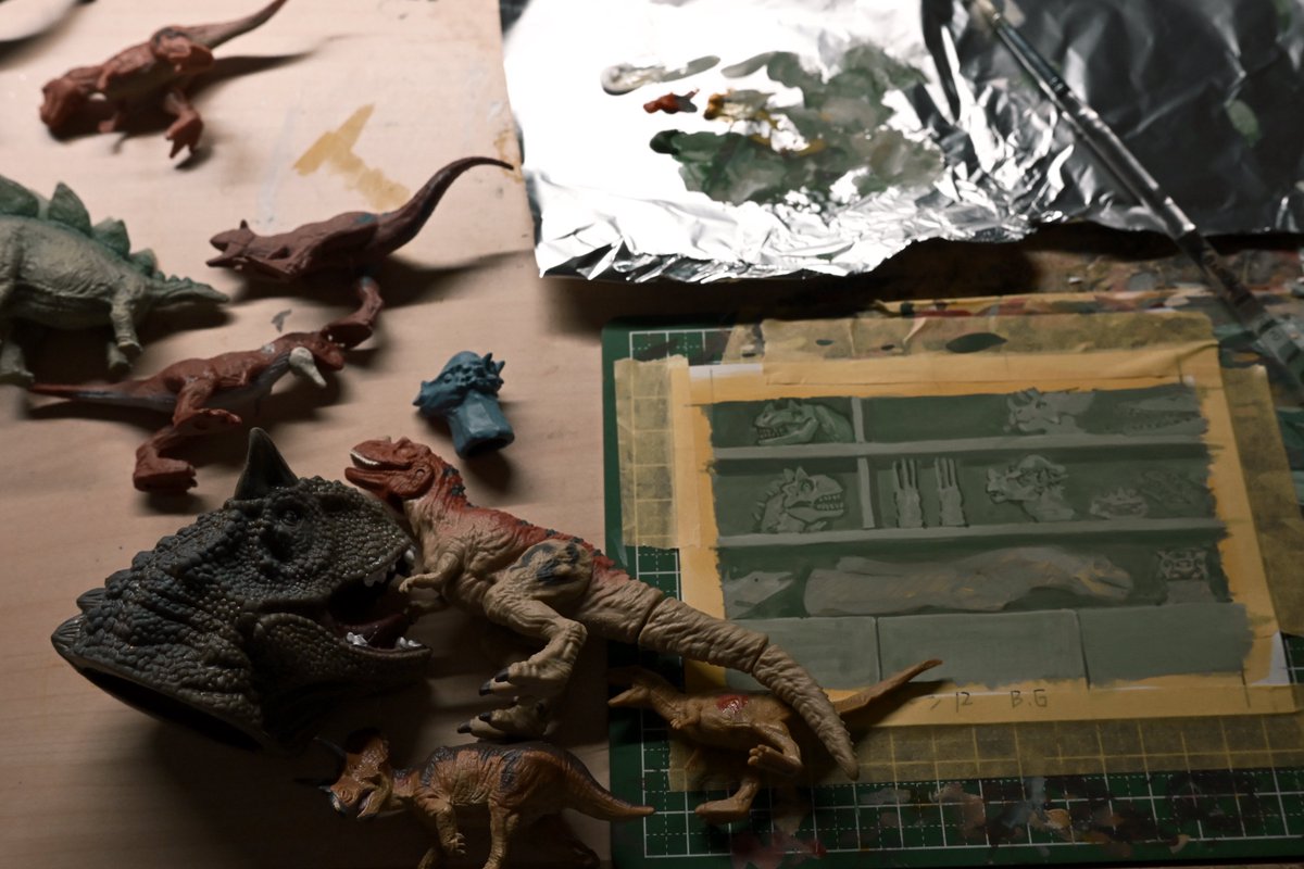 なんか色々描いて、気づいたら真っ暗