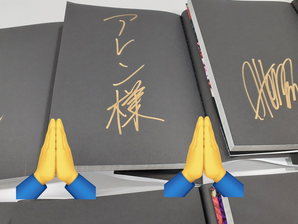 📣🌰🈵朗報

🌹アレン様エッセイ『幸せになりたいとほざくァンタ達へ』🐅ですが、
本日アレン様が弊社まで㌧ﾄｺ🏃サ淫を書きに来てくださいましたので、数量限定で先着販売を行ぃます👏

幻冬舎plusで、11/25正午から発売開始です💋
激レアサ淫も…‼️🤫
gentosha.jp/store/goods/de…

#サイン本