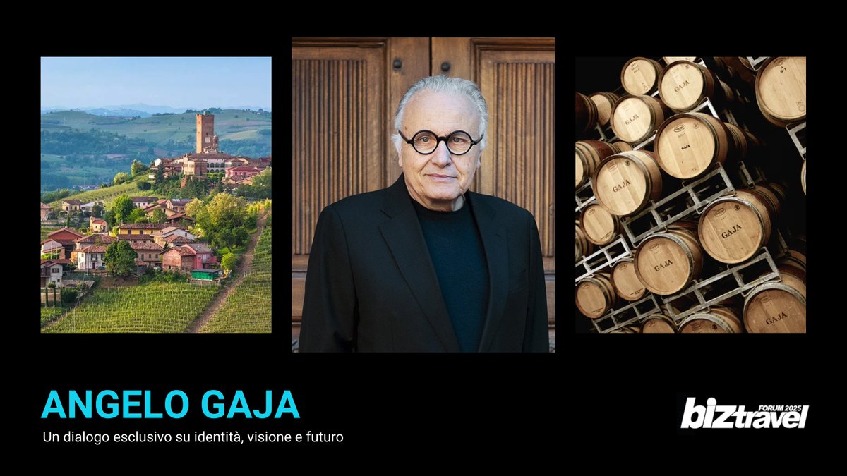 📍 Angelo Gaja a “Squarci di luce”
Al BizTravelForum interviene Angelo Gaja, maestro del rinascimento enologico italiano e voce tra le più autorevoli del mondo del vino.

👉 Scopri di più sul sito ufficiale del Forum → new.biztravelforum.it