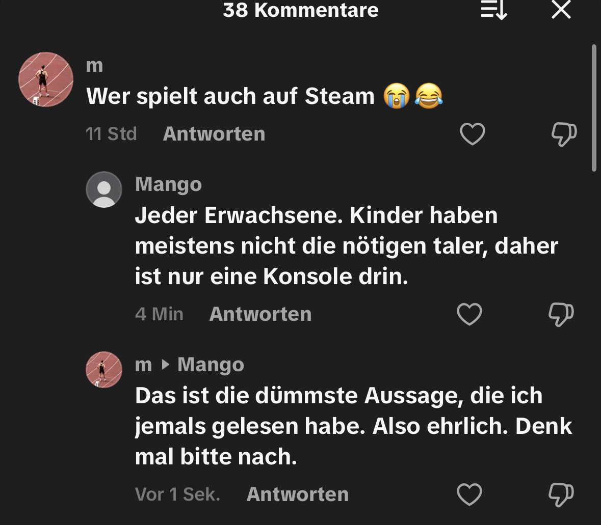 Thema Black Ops7 Spielerzahlen…natürlich hat ein Battlefield Fanboy wieder irgendwelche Steam Zahlen hervorgeholt. Jetzt mal no joke….warum sind Battlefield Spieler so dumm😂