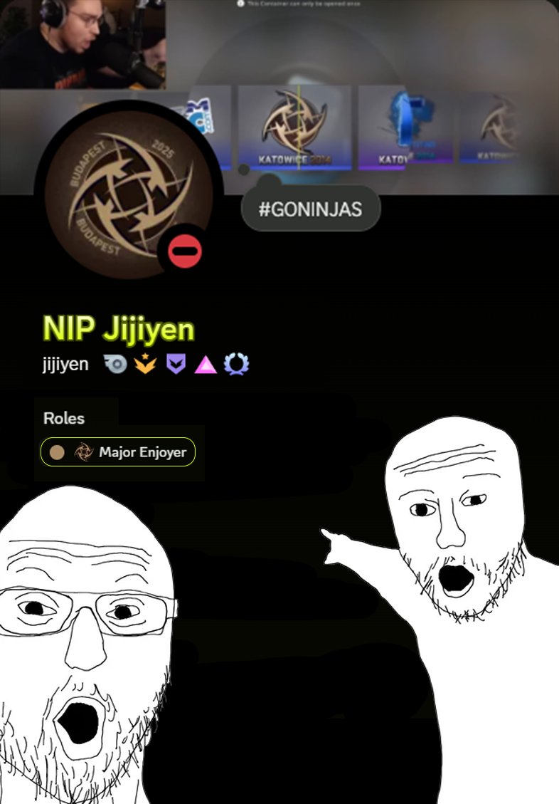 NIPCS's tweet image. We are bringing you into the inner circle! 👀

Do you wanna see the Budapest Major through the eyes of the team? 

Head to the dojo, complete the quest and grab your special Discord role to access BTS content and more! 

🔗 goninj.as/MajorRole