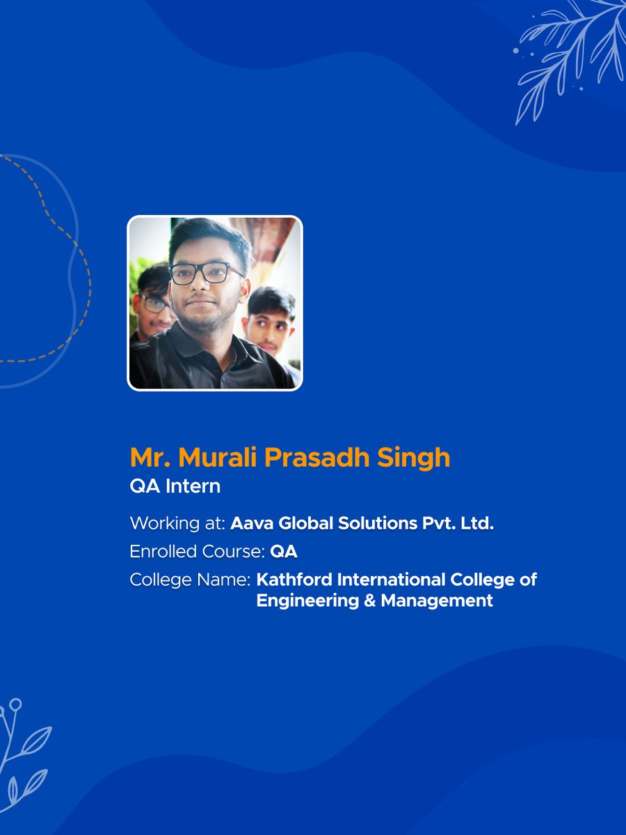 broadwayinfosys's tweet image. #Placement
&quot;A warm and heartly congratulations on your well-deserved success! We wish you continued growth and good luck in your future IT endeavors.&quot;
Discover more inspiring success stories here: buff.ly/3vyO68B
#SuccessGallery #BroadwayInfosys #Placement #Internship