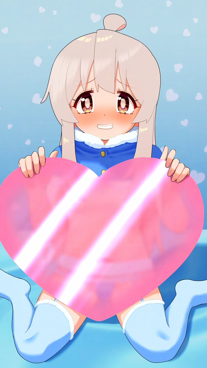 半透明なハートとまひろちゃん
FANBOXでは透明度が変わったり衣装の差分があったりします
#おにまいお絵描き