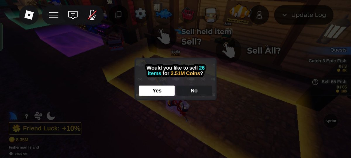 usernrl's tweet image. wts coin fish it 2.51M only 20k ajaa, avrek avqr bangett sung ketuk ketuk dmm🤩