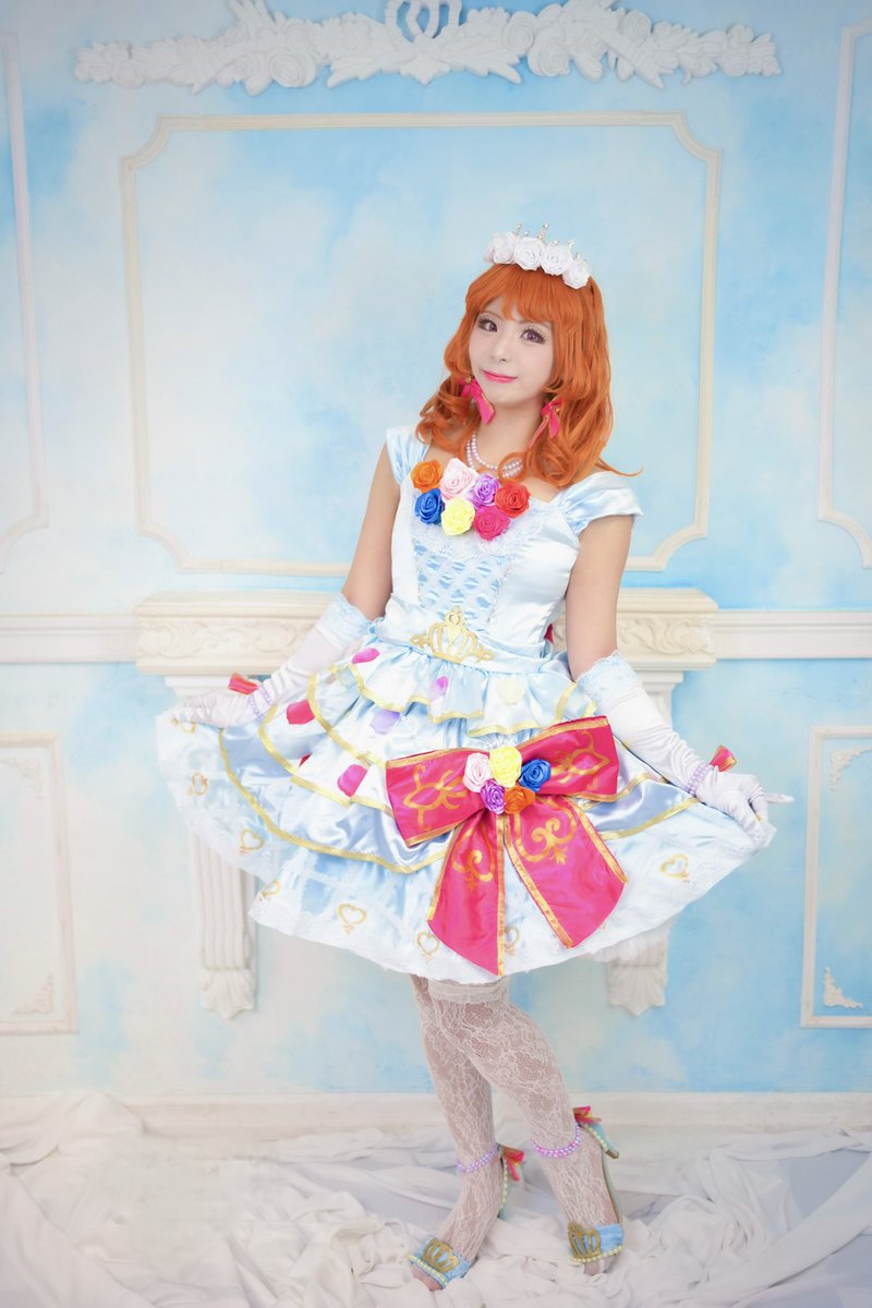 アイカツ！/cos 大空あかり ホワイトスカイヴェールコーデ カラフル