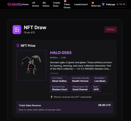 Just under 2 days left for this #DRAW ⌛️

I’ve decided to distribute 50% of my 'revenue' from this #NFT to all participants (winner excluded).

Currently:
28.15 $LYX in 5
=> 5.63 $LYX to be returned to the participants 🫡

<a href="/braveuniverseup/">Brave Universe</a> <a href="/VXCTXRGRPHX/">VXCTXR</a> #LUKSO