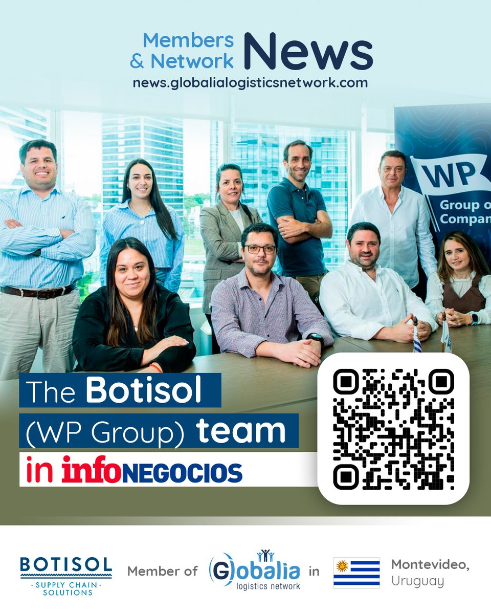 Globalia Montevideo shines in Infonegocios.biz! 
Here's to their growth, agile leadership, and bold logistics operations! news.globalialogisticsnetwork.com/2025/11/21/glo…