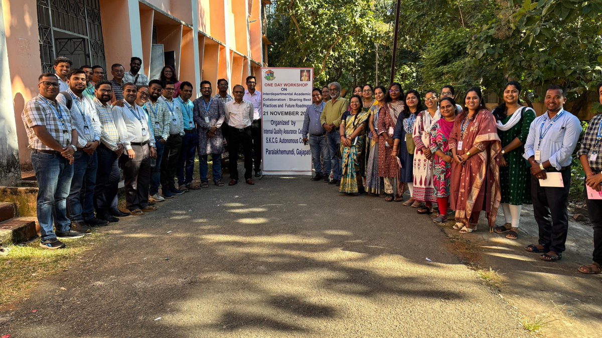 SkcgCollege's tweet image. #One Day Workshop on &quot;Interdepartmental Academic Collaboration: Sharing Best Practices and Future Roadmaps&quot; in light of NEP-2020
#Organized by IQAC, SKCG Auto. College
#17 depts(Arts,Commerce &amp;amp;Science) have shared their Best Practices and Future Roadmaps @DHE_Odisha @DM_Gajapati