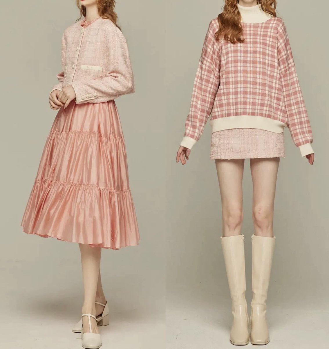 Tnewties 予約したのはファーストクラス ジャケット スカート pink 予約したのはファーストクラス》クロップドラメジャケット-Pink – Tnewties