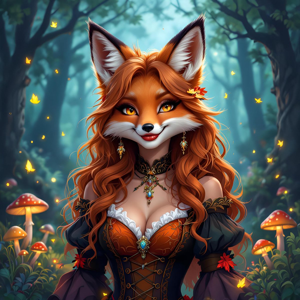 ai_girlz_art's tweet image. The Foxy Friday Challenge🦊 
QT #foxyfriday