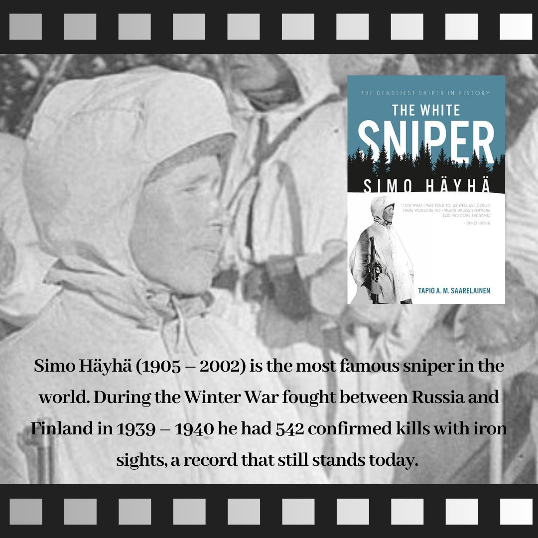 Script_Military's tweet image. The White Sniper Simo Häyhä is the inspiration behind the latest film in the Sisu film series, Sisu: Road to Revenge, which hits cinemas today.
Read the true story: tinyurl.com/2s4kr3rh
More on the Winter War: tinyurl.com/4jry2w8x
(Photo: Finnish Wartime Photograph Archive)