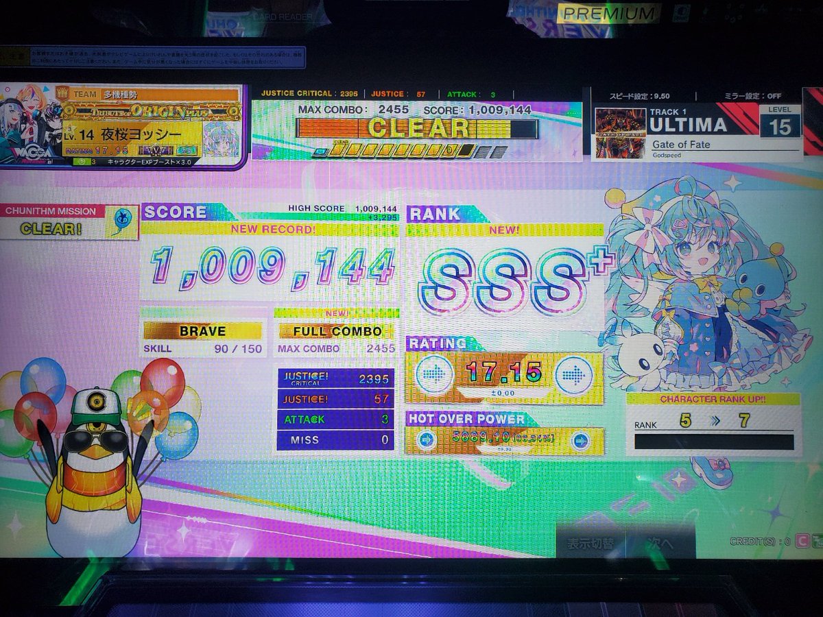 Gate of Fate黒初SSS+&初フルコン！ いきなり譜面が見えるようになって