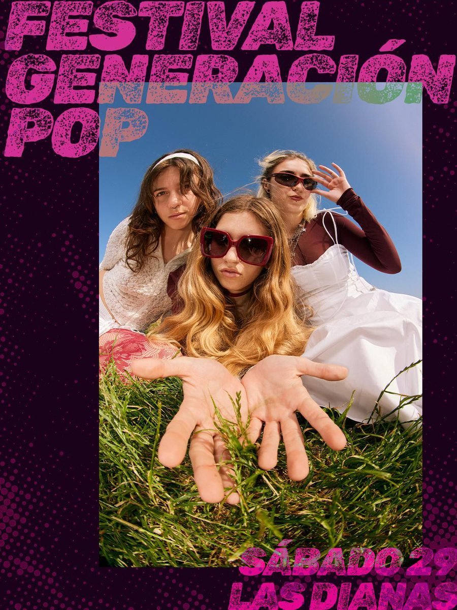 La semana que viene estarán <a href="/lasdianas_/">Las Dianas</a> en el festival #GeneracionPop 

Sábado 29 de noviembre - Centro Ouka Leele (Madrid)

#LasDianas #CasaMaracas