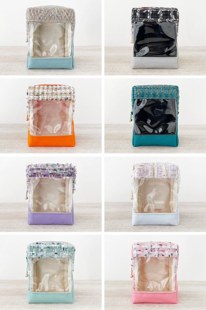 daytodaynote's tweet image. 🅽🅴🆆

𝗧𝗪𝗘𝗘𝗗 𝗖𝗢𝗟𝗟𝗘𝗖𝗧𝗜𝗢𝗡

🔫/🎲/📿🍔/🔑🐍/🫖🌿
🥨🍚/📚🗣/💼📊

 - ミニポーチ
 - 窓付きポーチ
 - ぬいポーチ

#にじさんじ手芸部