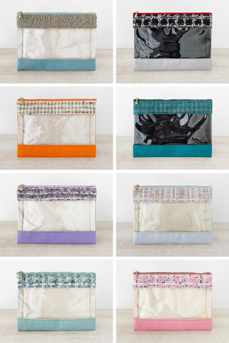 daytodaynote's tweet image. 🅽🅴🆆

𝗧𝗪𝗘𝗘𝗗 𝗖𝗢𝗟𝗟𝗘𝗖𝗧𝗜𝗢𝗡

🔫/🎲/📿🍔/🔑🐍/🫖🌿
🥨🍚/📚🗣/💼📊

 - ミニポーチ
 - 窓付きポーチ
 - ぬいポーチ

#にじさんじ手芸部