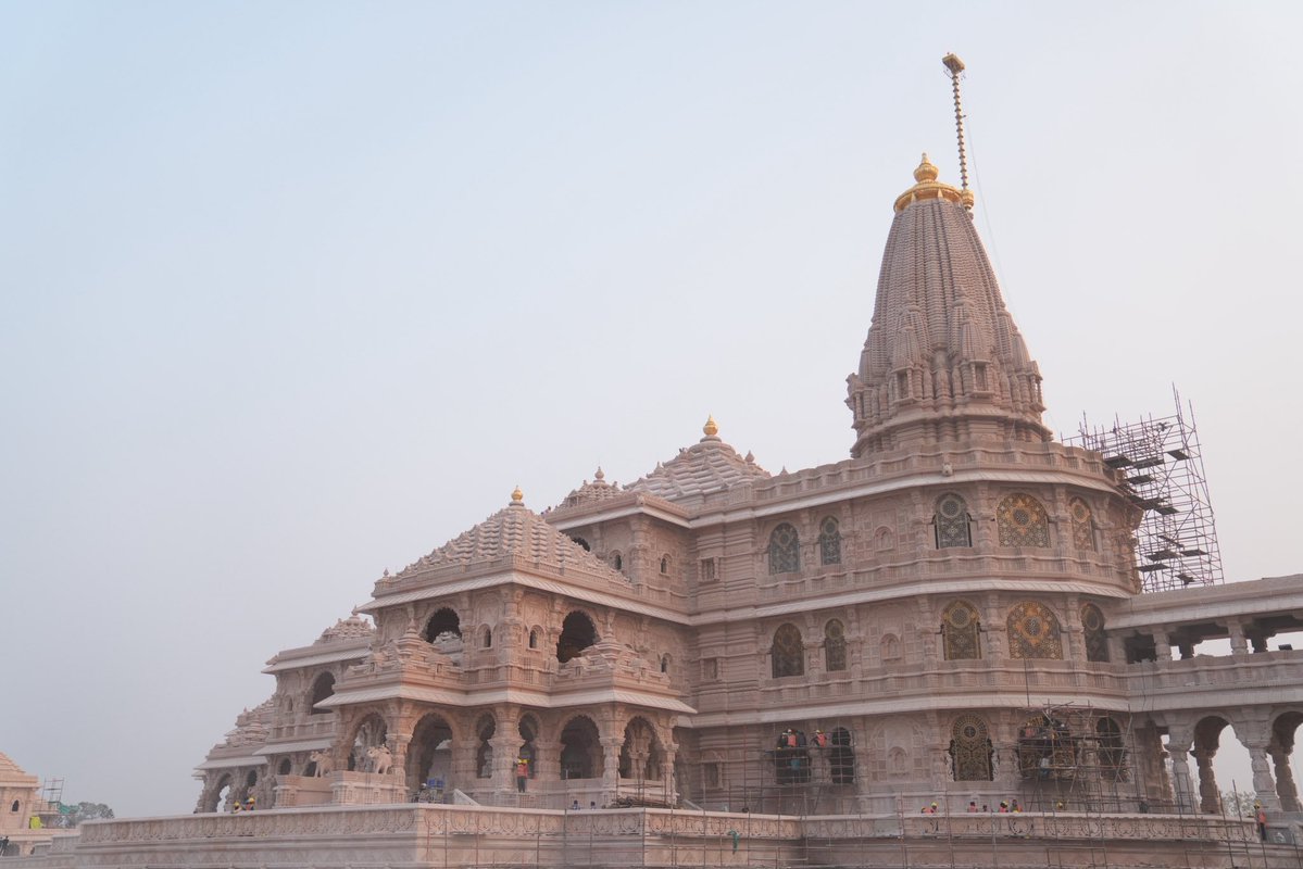 ShriRamTeerth's tweet image. श्रीराम जन्मभूमि मन्दिर परिसर से कुछ मनोहारी छवियां

Some enchanting images from Shri Ram Janmabhoomi Mandir complex