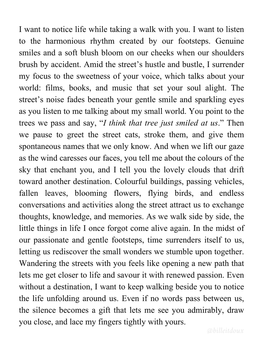 I want to take a walk with you and notice life more closely.