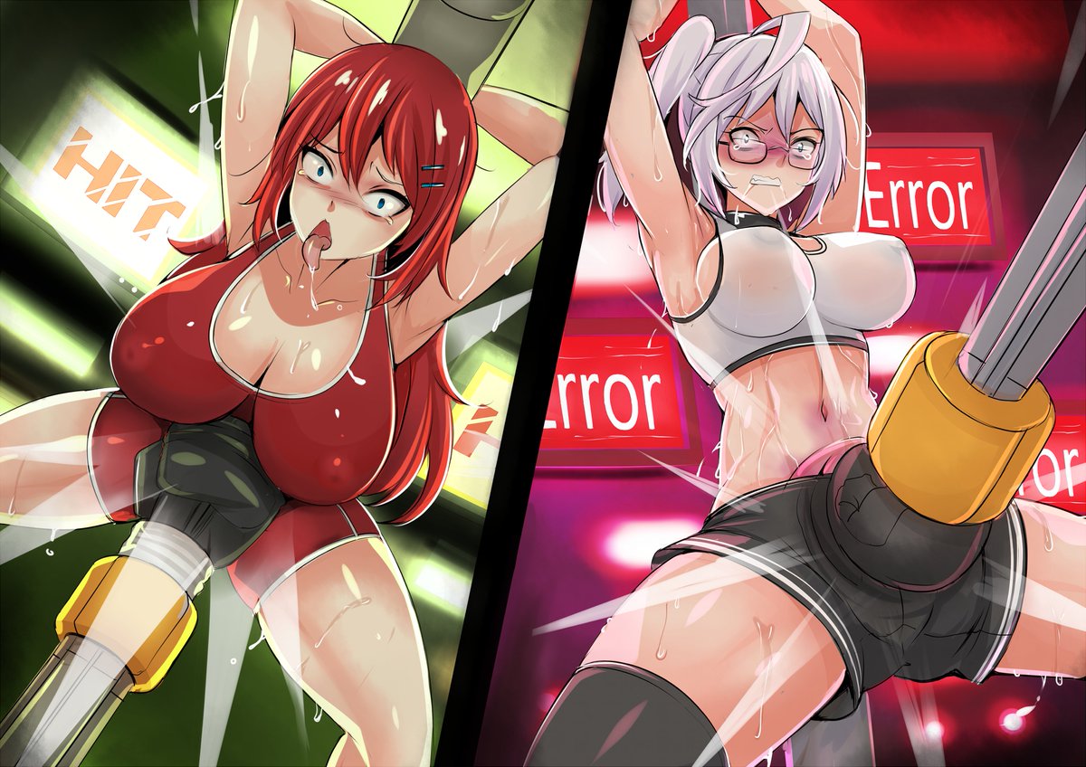 Yumi (<a href="/QDWF_boxing/">QDWF</a>) joins Clara in her lab for an endurance training session! What's that? Machine malfunction? Looks like they might be in a bit of trouble...! 🤖🥊

🎨 Thank you again <a href="/NonoririnArtist/">ノノリリン</a>!