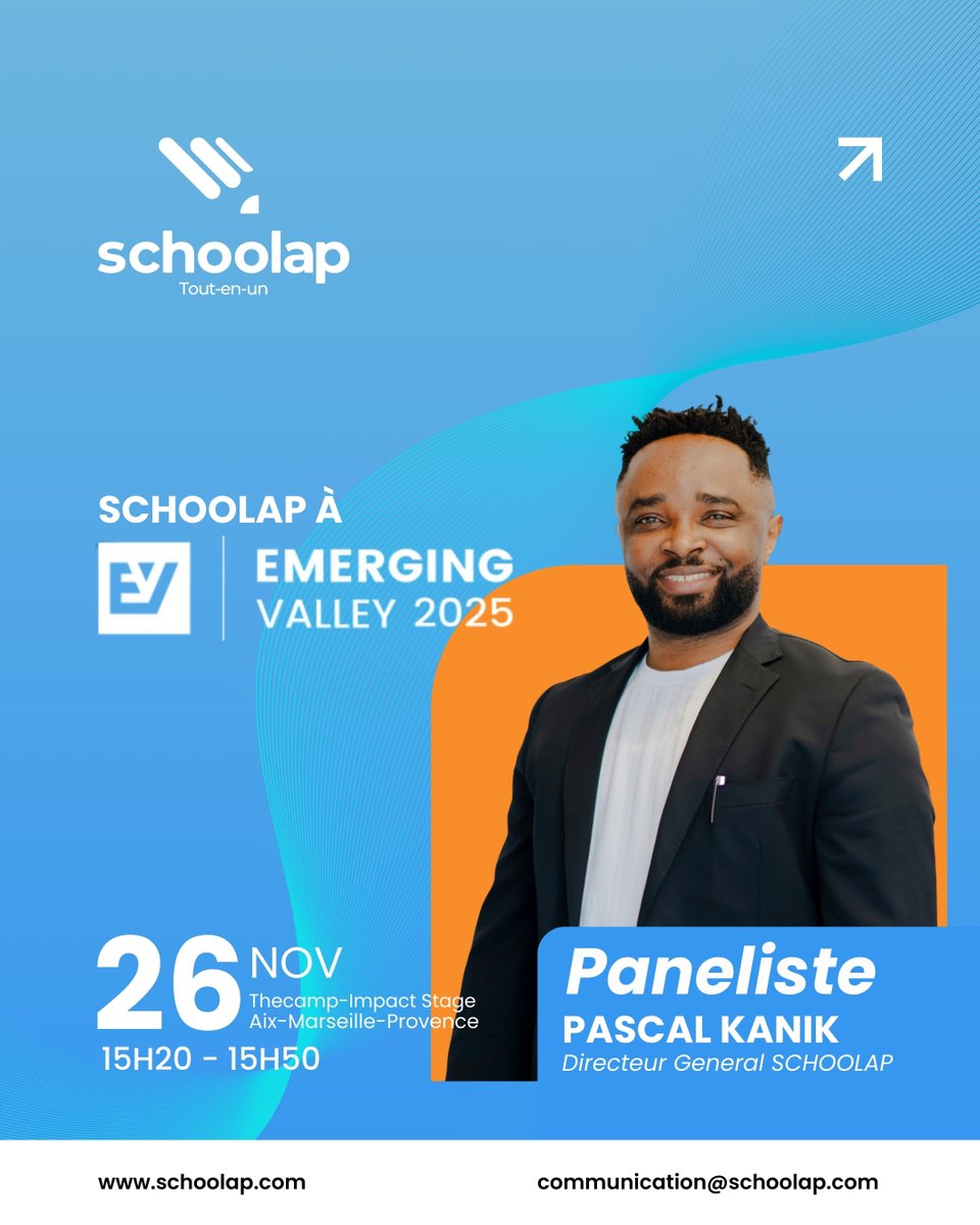 Nous sommes heureux d’annoncer notre participation à <a href="/emergingvalley/">emergingvalley</a> 2025 à #Marseille !

Notre Directeur General, <a href="/KanikPascal/">P - Kanik</a>, y partagera sa vision des dynamiques entrepreneuriales entre l’Europe et l’Afrique, et des leviers pour renforcer impact et ancrage local.

Il