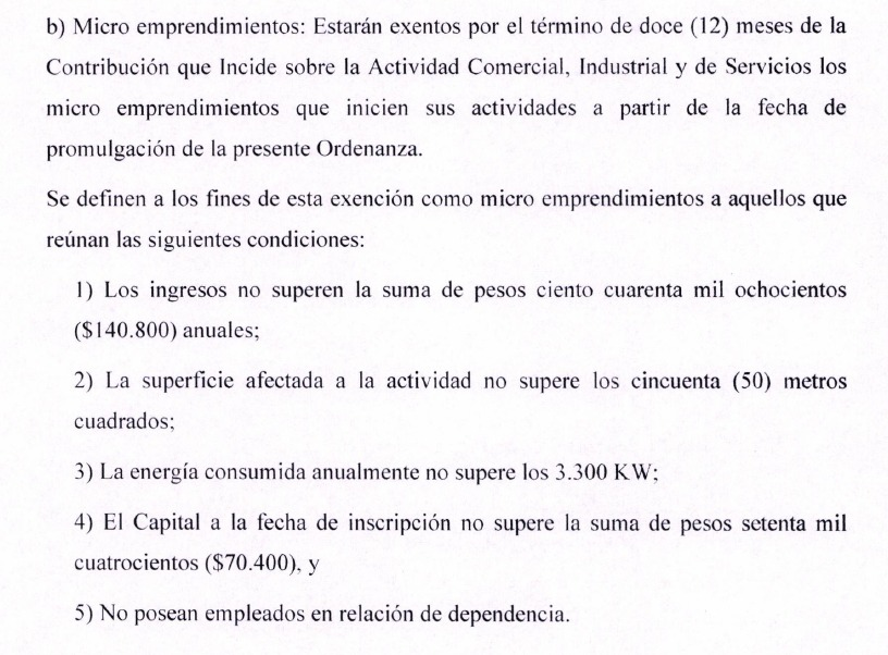 guielopez's tweet image. #Presupuesto
Si sos “microemprendedor” o “efector social” la
@MuniCba no te cobra la #Tasa de #Comercio.  
¿Quiénes están exentos? Los que facturen $390 por día (sí, por día) y tengan un inmueble productivo de hasta 50 metros. 
Si estás afuera de esa categoría...estás &quot;adentro&quot;.