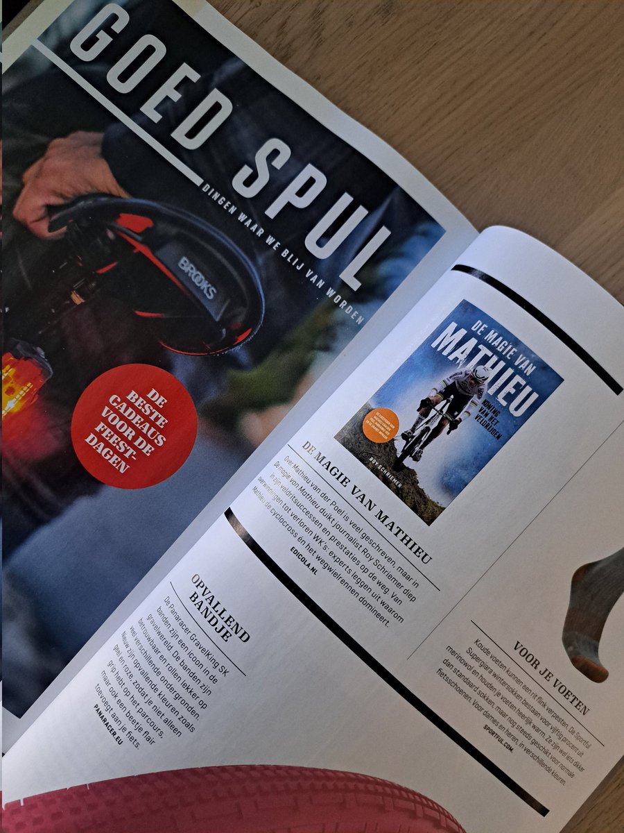 De redactie van <a href="/BicyclingNL/">Bicyclingnl</a> vindt de Magie van Mathieu gelukkig ook Goed Spul. Mooie uitsmijter in rijkgevulde en boeiende uitgave van dit tijdschrift.  Dus ben je in de boekhandel, pak ze allebei mee!