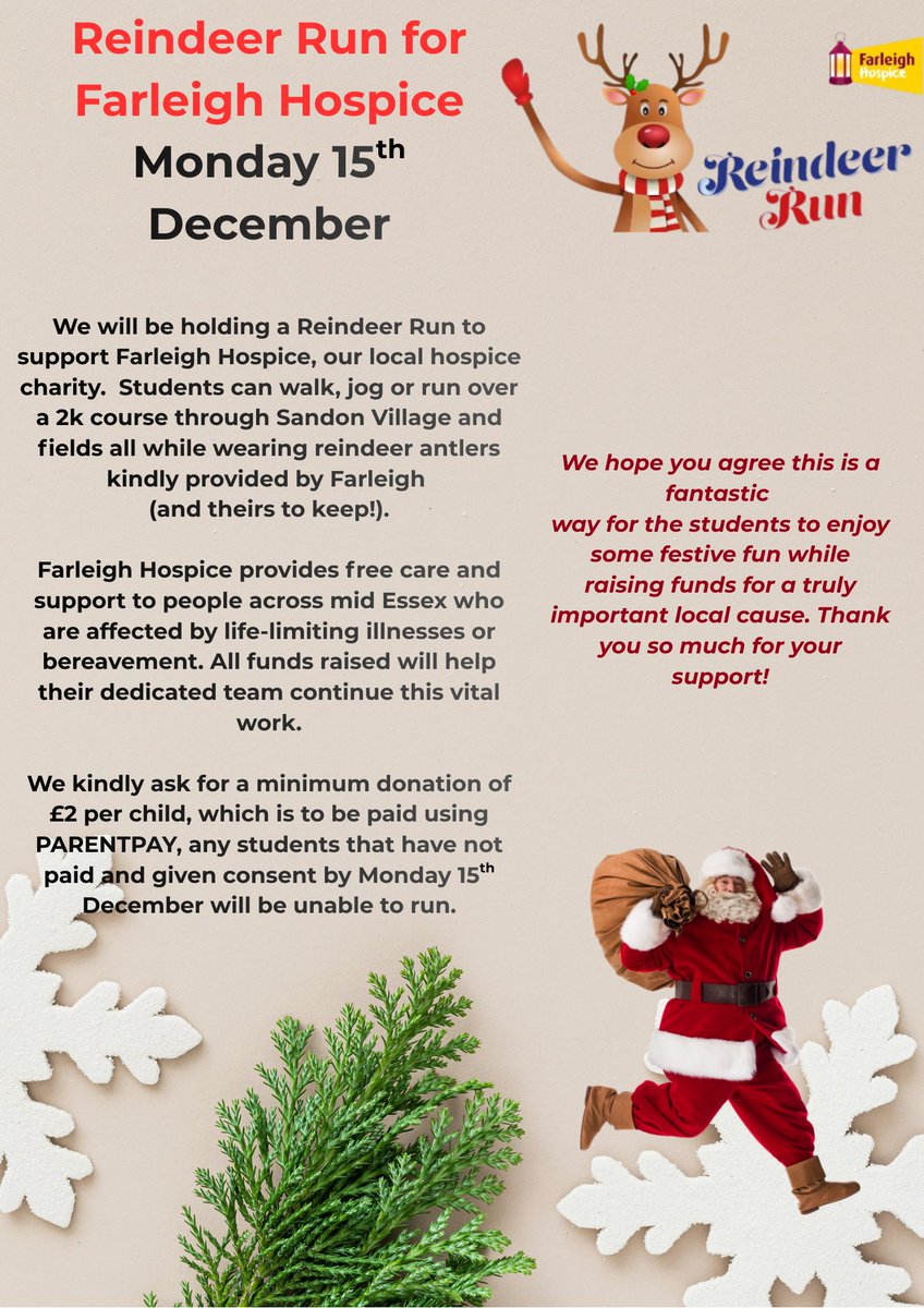 Reindeer Run for Farleigh Hospice