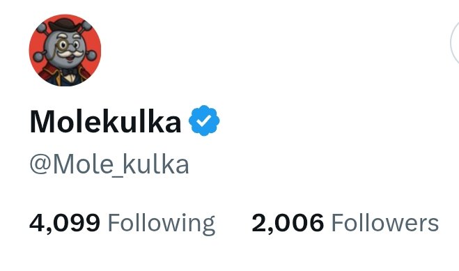 Mole_kulka's tweet image. Good morning 🔥

💥2K FOLLOWERS REACHED! 

Thank you all for your support 🫡
You are the best team 💯

Let&apos;s grind together harder than ever! 📈  

#Monetization #Milestone #Team #Web3Community