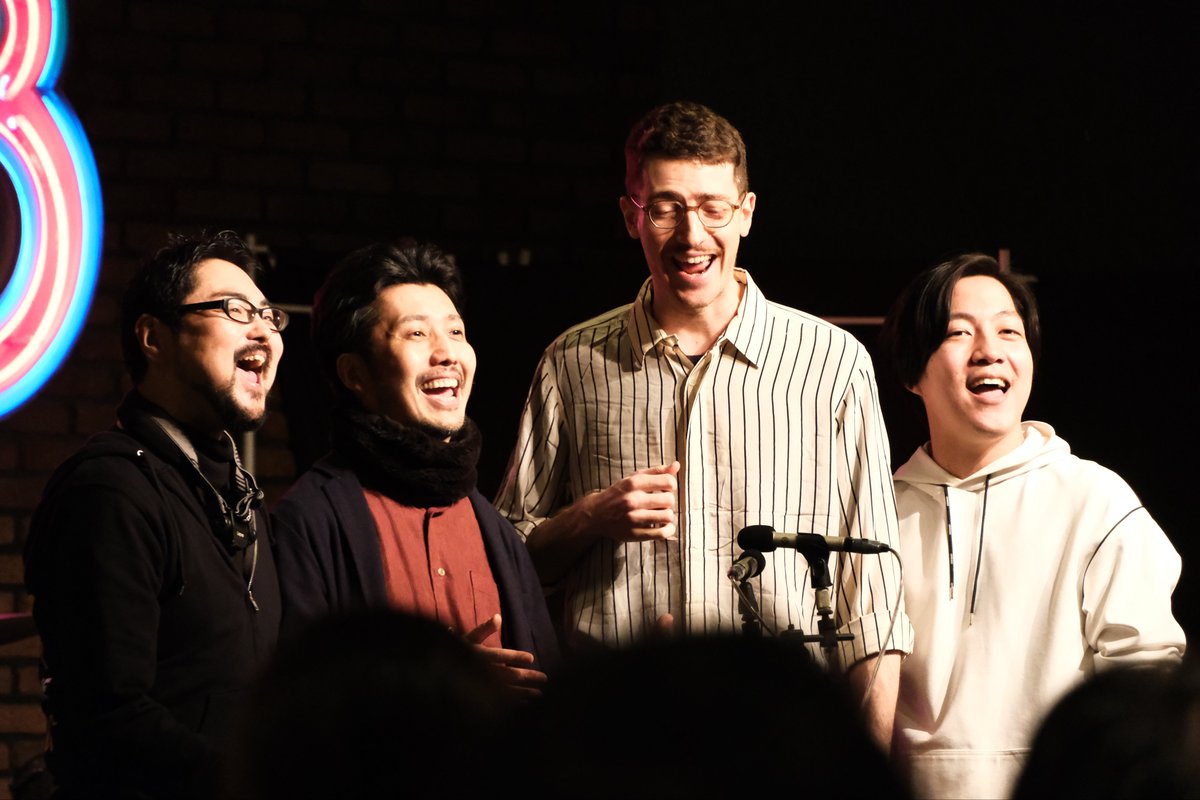 🎙️注目ポイント③

あなたもBarbershopの舞台で歌ってみませんか？💈

どなたでも参加できるオープンマイクの時間を用意いたします！
他では絶対に見れないコラボも見られるかも知れません🍻

↓↓エントリーはこちら↓↓
docs.google.com/forms/d/1RGObE…