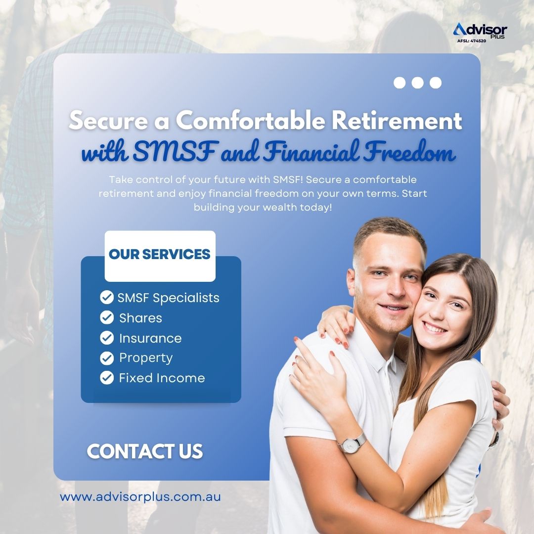 advisorplusau's tweet image. Take control of your future with SMSF! Secure a comfortable retirement and enjoy financial freedom on your own terms. Start building your wealth today!
#SMSF #SelfManagedSuperFund #RetirementPlanning #FinancialFreedom #WealthBuilding #Superannuation #InvestSmart