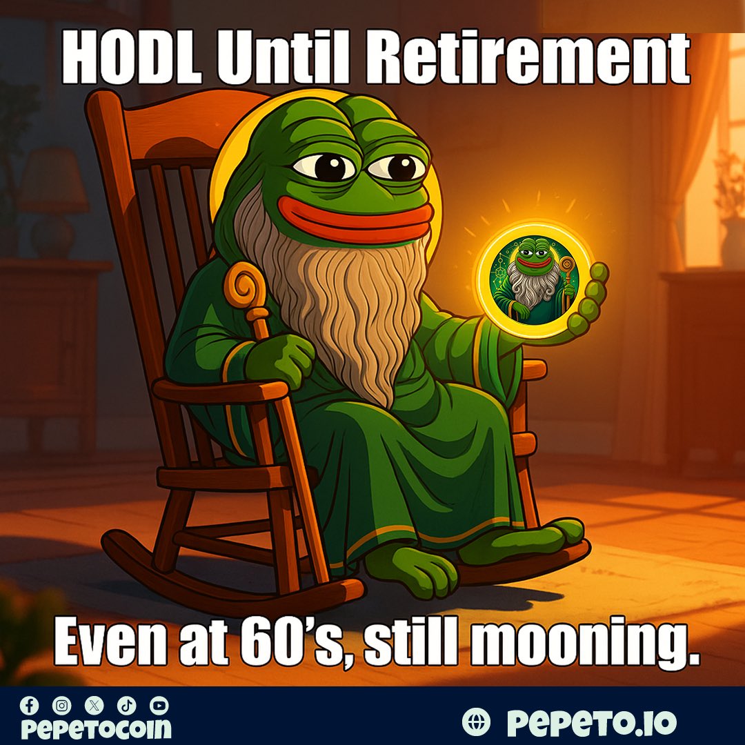 Patience grows like the finest crypto. 🕰️🐸💚

Those who wait, rise. Those who believe, prosper.

And with $PEPETO, patience becomes profit. ⚡️

🔥 218% staking rewards for holders

🎁 Join the $700K Giveaway before Tier 1 Listing:
gleam.io/adE5H/pepeto-7

🔗 Buy &amp; stake now: