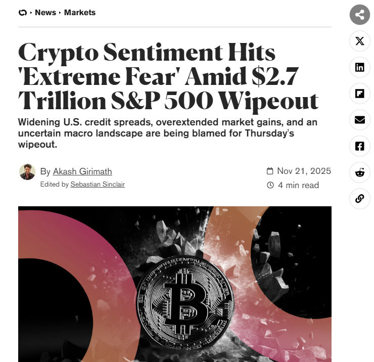 The markets might be in extreme fear but I'm eternally optimistic about my own growth and potential 💪

Just ran through the latest "Earn" article by <a href="/DecryptMedia/">Decrypt</a> that shows the struggles with market sentiment but like my own outlook <a href="/MyriadMarkets/">MYRIAD</a> is going from strength to