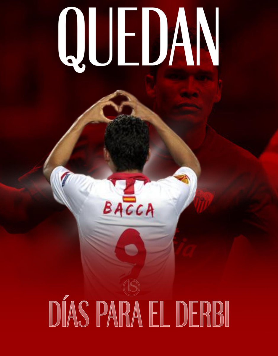 InformaSevilla's tweet image. 🔥 Quedan 9 días para El Gran Derbi

El recuerdo de aquellos goles de Bacca sigue muy vivo en la afición.

Cada vez falta menos para volver a sentir esa tensión, esa pasión y ese ambiente único.

🔴⚪ #ElGranDerbi #SevillaFC #CuentaAtrás