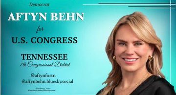#ResistanceUnited #wtpBLUE #wtpBlueResists #DemsUnited #DV1 
🗣Early Voting Now(-11/26), TN07(US House) 
Election Day: Dec.2

🙏Vote for <a href="/aftynfortn/">Aftyn Behn for Congress</a> 
Her infectious energy will boost everyone. 

Link to Voter Info/ Donation/ Campaign Site: 
➡️linktr.ee/aftyn4tn